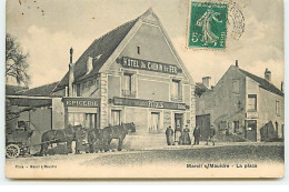 MAREIL-SUR-MAULDRE - La Place - Hôtel Du Chemin De Fer - Maison Pitois - Other & Unclassified