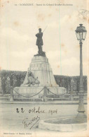 Postcard France St. Maixent Statue Du Colonel Denfert Rochereau - Other & Unclassified