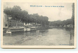 MELUN - Vue Sur La Seine Et La Poste - Melun