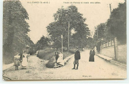 VILLENNES-SUR-SEINE - Route De Poissy Et Route Des Izèles - Villennes-sur-Seine