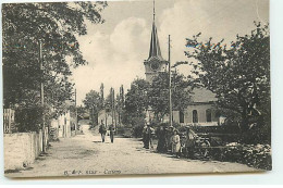 Suisse - COTTENS - Une Rue, Avec Une église - Cottens