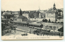 MAISONS-LAFFITTE - Vue Sur La Gare Et L'Hôtel De Ville - Maisons-Laffitte