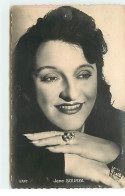 Jane Sourza - Carte Avec Autographe - Entertainers