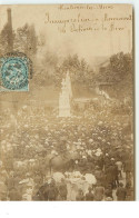 Carte-Photo - MONTCEAU-LES-MINES - Inauguration Du Monument Des Victimes De La Mine - Montceau Les Mines