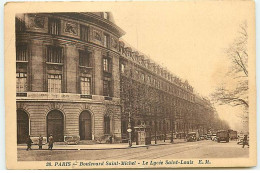 PARIS VI - Boulevard Saint-Michel - Le Lycée Saint-Louis - Paris (06)