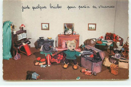 Juste Quelques Bricoles Pour Partir En Vacances - Teddy Bear - Création Gilles Claude - Other & Unclassified