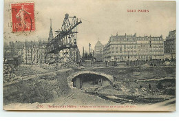 PARIS V - Tout Paris N°790 Fleury - Travaux Du Métro - Chantier De La Place Saint-Michel - Echaffaudage - Metropolitana, Stazioni