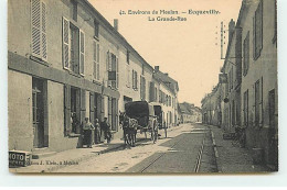 Environs De Meulan - ECQUEVILLY - La Grande-Rue - Moto Naphta - Andere & Zonder Classificatie