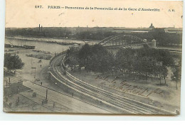 PARIS - Panorama De La Passerelle Et De La Gare D'Austerlitz - J.H. N°497 - Métro Parisien, Gares