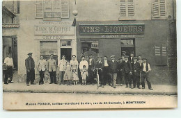 MONTESSON - Maison Poirier, Coiffeur-marchand De Vins, Rue Saint-Germain - Montesson