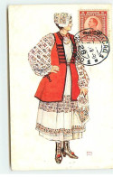 Croatie - Costume Nationale Croate - Jeune Paysanne, Dep. Sisak - Kroatië