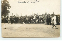 Carte Photo - Guerre 14-18 - Camp De Munster - Exercices De Saut - Guerra 1914-18