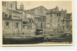 Carte Photo Robert - MARTIGUES - Barques Et Maison Du Port - Martigues