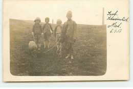 Serbie - NISCH - RPPC - Enfants Avec Un Mouton - Serbie