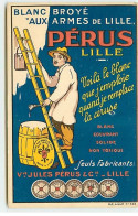 Publicité - Blanc Broyé Aux Armes De Lille Pérus - Peinture - Peintre - Publicidad