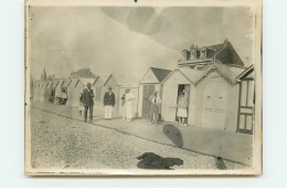 Photo à Localiser - Cabines De Plage (format 12 X 9 Cm) - Zu Identifizieren