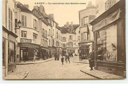 LAGNY - Le Carrefour Des Quatre-Rues - Imprimerie Du Centre - Lagny Sur Marne