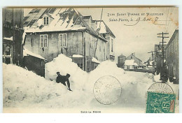 SAINT PIERRE ET MIQUELON - SAINT-PIERRE - Sous La Neige - Saint-Pierre Und Miquelon