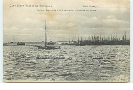 SAINT PIERRE ET MIQUELON - SAINT-PIERRE - Vue Du Barachois & Des Goélettes De Pêche En Hiver - San Pedro Y Miquelón