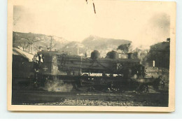 Chemin De Fer - Locomotive à Vapeur N°207 - A. Griffet Constructeur - Toulon - Trains