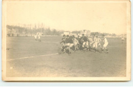 Carte Photo - Partie De Football Dans Le Sud Ouest - Fussball