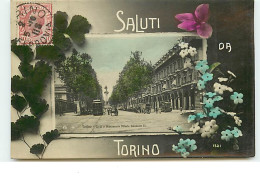 Saluti Da TORINO - Corso E Monumento Vittorio Emanuele II - Tramway - Sonstige & Ohne Zuordnung