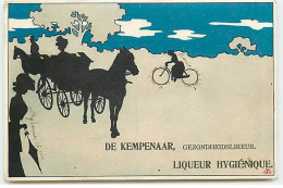 Publicité - Art Nouveau - Liqueur Hygiénique - De Kempenaar Gezondheidslikeur - Werbepostkarten