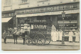 PARIS XIII - Epicerie E. Robert - Attelage, Sadla, 25 Rue Nationale - Paris (13)