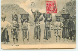 Sainte-Lucie - Coal Carriers - Femmes Portant Des Paniers De Charbon Sur La Tête - Santa Lucía