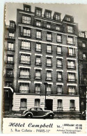 PARIS XVII - Hôtel Campbell -  3 Rue Colette - Distrito: 17
