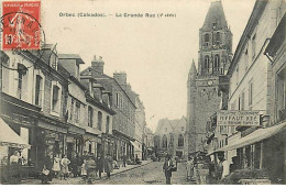 ORBEC - La Grane Rue (4è Série) - Commerces, Ferblanterie Chaudronnerie Riffaut - Orbec