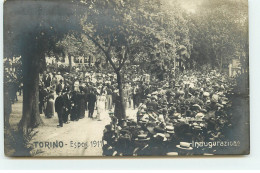 ITALIE - TORINO - Espos 1911 - Inaugurazion - Expositions
