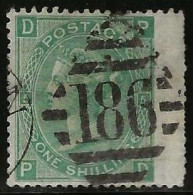 Great  Britain        .   Yvert   31  (2 Scans)   .   1865   .    Emblems .      .   O      .     Cancelled - Usados