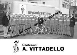PHOTO CYCLISME REENFORCE GRAND QUALITÉ ( NO CARTE ), GROUPE TEAM VITTADELLO 1967 - Cyclisme
