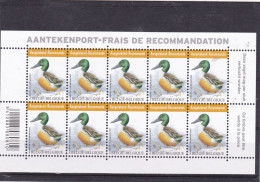 SLOBEEND CANARD SOUCHET X10 TIMBRE POUR RECOMMANDE    ZEGEL VOOR AANGETEKEND SCHRIJVEN - Ongebruikt