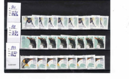 Timbres Neufs Des T.A.A.F De 2018 Numéro 871-872-872 (lot De 8 Timbres Chacun) - Nuovi