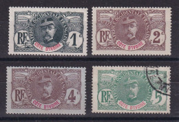 D 814 / COLONIE COTE D IVOIRE / N° 21/24 NEUF*/OBL COTE 12.50€ - Nuevos