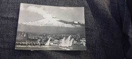 CARTOLINA CATANIA- PANORAMA CON L'ETNA- VIAGGIATA 1957- VERA FOTOGRAFIA - Catania