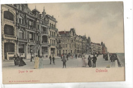 Ostende Ou Oostende (Belgique, Flandre-Occidentale) : Les Villas De La Digue En 1905 (animé) PF. - Oostende