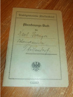 Altes Abrechnungsbuch Pfullendorf , 1943 , Schmiedemeister Karl Bettinger In Pfullendorf , Sparkasse , Bank !! - Documents Historiques