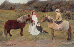 R298477 Wholl Race Me. Children. Ponies. Horses. J. W. B. London. No. 313. Comme - Sonstige & Ohne Zuordnung