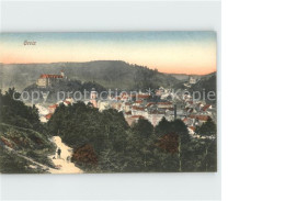 72143890 Greiz Thueringen Ortsansicht Schloss Greiz - Greiz