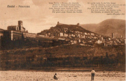 ASSISI - PANORAMA - F.P. - STORIA POSTALE - Perugia