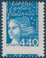 France Marianne De Luquet N°3095a** 4FR40 Bleu Variété Piquage à Cheval Vertical TTB - Neufs