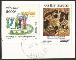 Viet-Nam 1999/2001 - Mi 3006 & 3162 - YT 1842 & 1989 ( Sculptur & UNO ) - Viêt-Nam