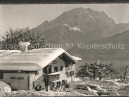 72143088 Berchtesgaden Gasthaus Zipfhaeusl Mit Sahnegletscher Und Watzmann Berch - Berchtesgaden