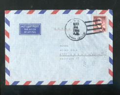 "USA" 1966, Lupo-Brief Nach Deutschland, Int. Stempel Auf Rueckseite (A2064) - Storia Postale