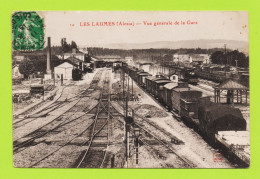 CPA  21 -- LES LAUMES -- 10  VUE GENERALE DE LA GARE - LEGENDE ROUGE - Sonstige & Ohne Zuordnung