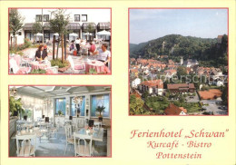 72142923 Pottenstein Oberfranken Hotel Schwan Cafe  Schuettersmuehle - Pottenstein