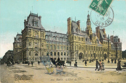 Postcard France Paris City Hall - Otros Monumentos